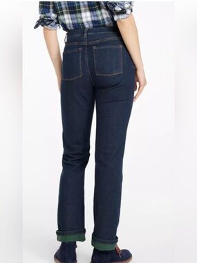 L.L.Bean Favorite Fit Fleece Lined Jeans